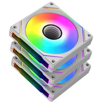 Вентилатор XIGMATEK Infinity G20A Arctic (3PCS G20A Fans, ARGB MB SYBC Control Box & Remote ...