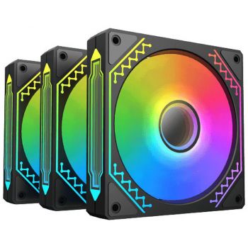Вентилатор XIGMATEK Starz Pro (3PCS M20A Fans, ARGB MB SYBC Control Box & Remote Controller, Color ...