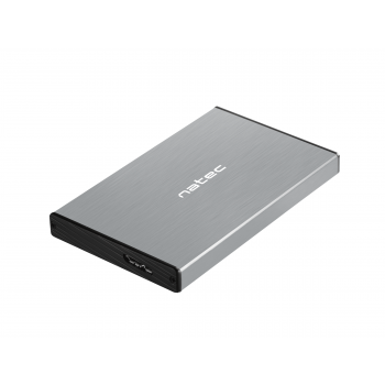 Чекмедже за твърд диск 2,5&rsquo;&rsquo;, Natec Rhino Go, USB 3.0, Сив
